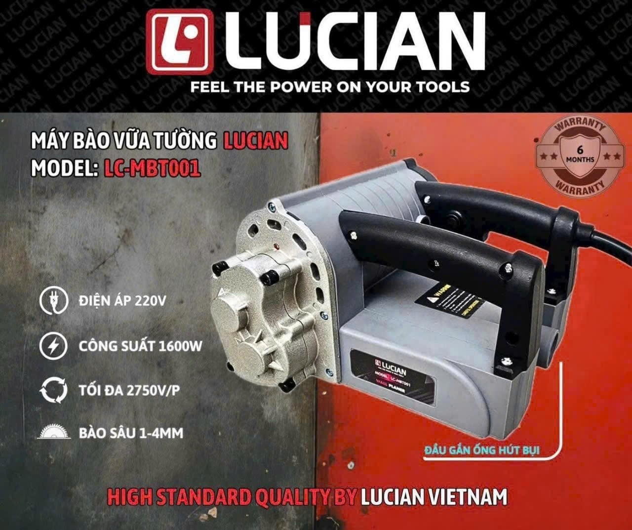 MÁY BÀO VỮA TƯỜNG LUCIAN LC-MBT001 |