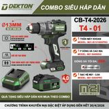 Combo máy khoan Dekton M21-ID13100