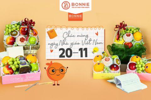 Bonnie Fruit Ra Mắt Bộ Sưu Tập Giỏ Quà 20/11 – Trái Lành Gửi Trao, Tri Ân Ngọt Ngào