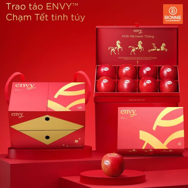 Hộp quà tết táo Envy Mỹ