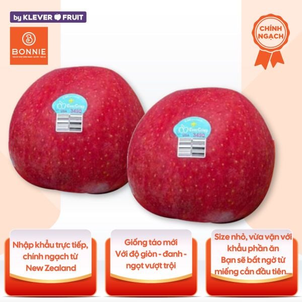 Đặc điểm nổi bật của Táo Ever Crisp New Zealand Size Nhỏ