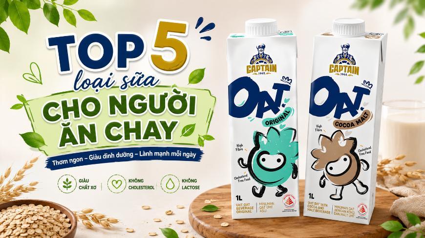Top 5 Loại Sữa Cho Người Ăn Chay