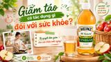 Giấm táo có tác dụng gì đối với sức khỏe?