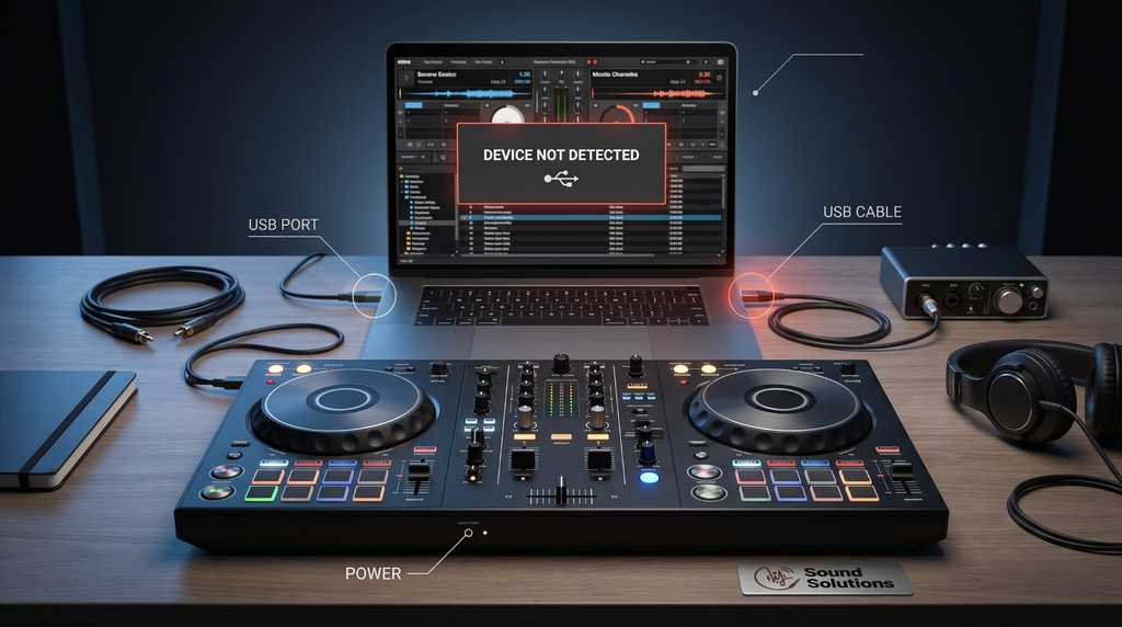 Cứu Nguy Khẩn Cấp Lỗi Bàn DJ Không Nhận Máy Tính: Bắt Bệnh Và Fix Ngay Trong 3 Nốt Nhạc