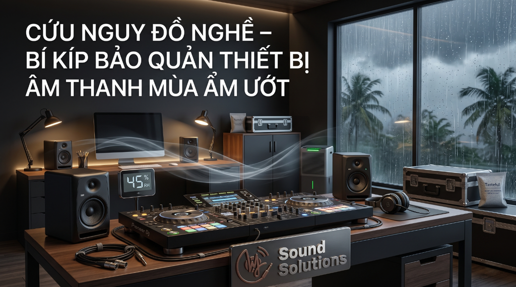 Cứu Nguy Đồ Nghề: Bí Kíp Bảo Quản Thiết Bị Âm Thanh Mùa Ẩm Ướt Cực Chuẩn