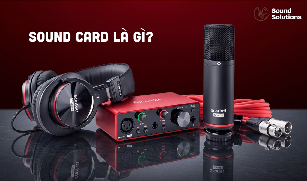 Giải Mã Soundcard Là Gì: Vũ Khí Bí Mật Phía Sau Mọi Bản Mix Đỉnh Cao