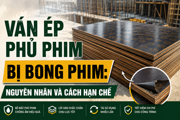 Ván Ép Phủ Phim Bị Bong Phim: Nguyên Nhân Và Cách Hạn Chế