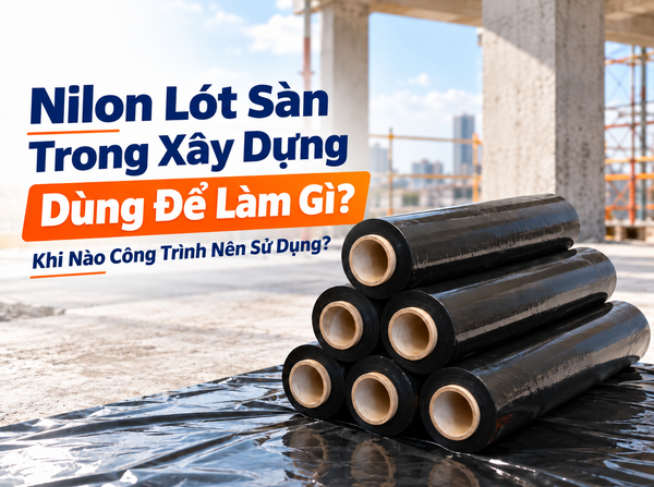 Nilon Lót Sàn Trong Xây Dựng Dùng Để Làm Gì? Khi Nào Công Trình Nên Sử Dụng?
