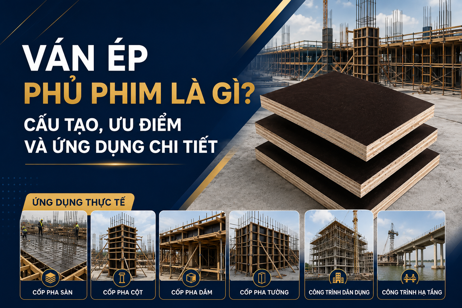 [GIẢI ĐÁP] VÁN ÉP PHỦ PHIM LÀ GÌ? CẤU TẠO, ƯU ĐIỂM VÀ ỨNG DỤNG CHI TIẾT