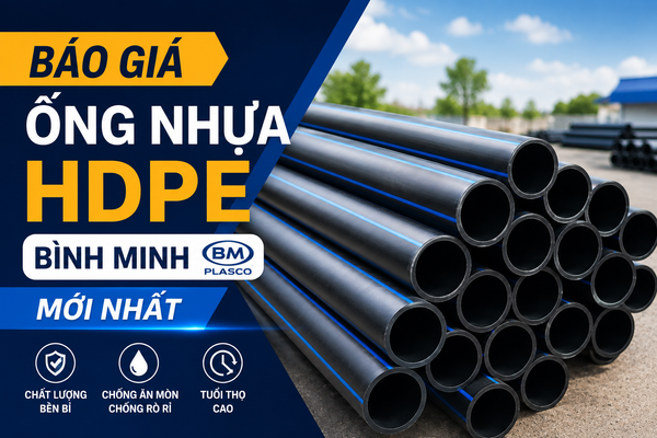Báo Giá Ống Nhựa HDPE Bình Minh Mới Nhất