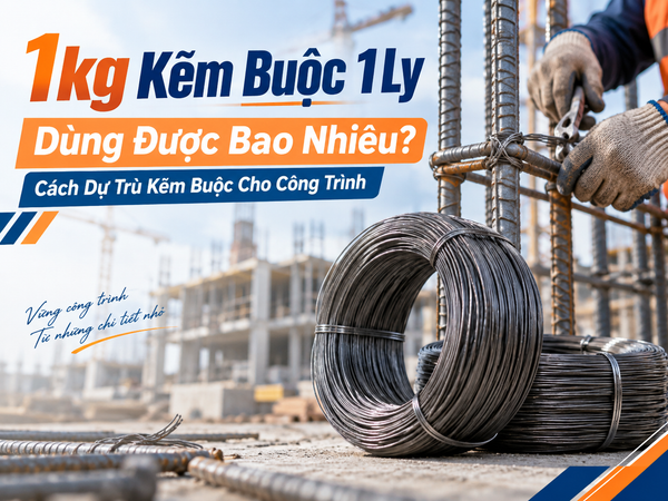 1kg Kẽm Buộc 1 Ly Dùng Được Bao Nhiêu? Cách Dự Trù Kẽm Buộc Cho Công Trình