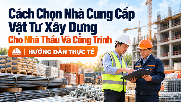 Cách Chọn Nhà Cung Cấp Vật Tư Xây Dựng Cho Nhà Thầu Và Công Trình