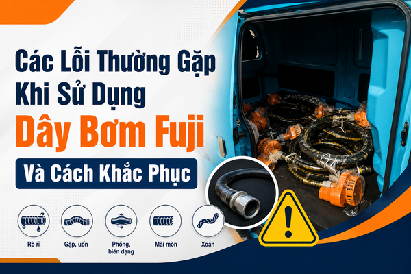 Các Lỗi Thường Gặp Khi Sử Dụng Dây Bơm Fuji Và Cách Khắc Phục