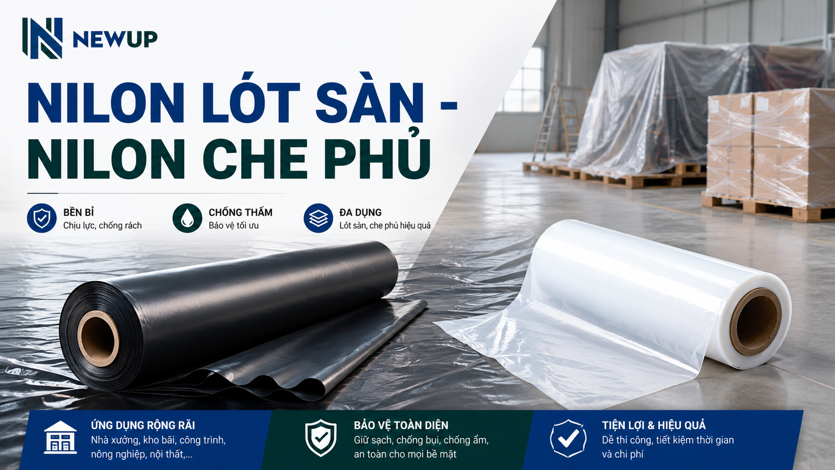 NILON LÓT SÀN - NILON CHE PHỦ