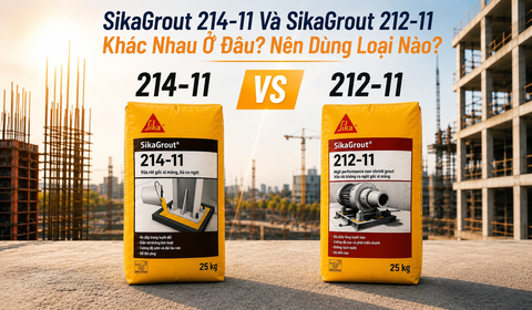 SIKAGROUT 214-11 VÀ SIKAGROUT 212-11 KHÁC NHAU Ở ĐÂU? NÊN DÙNG LOẠI NÀO?