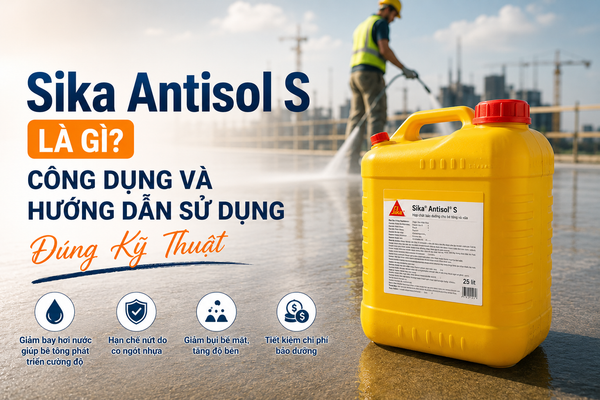 Sika Antisol S Là Gì? Công Dụng Và Hướng Dẫn Sử Dụng Đúng Kỹ Thuật