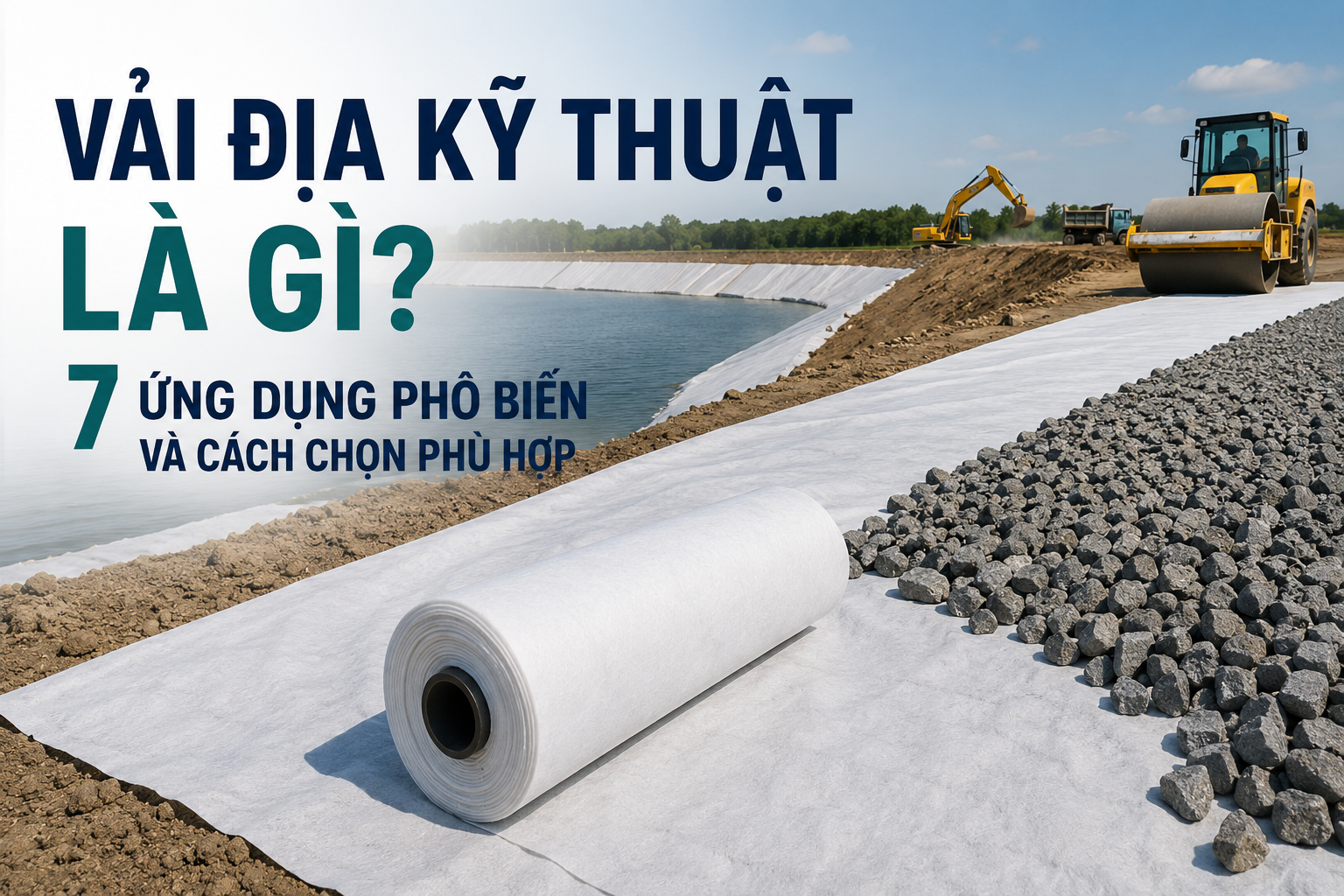 Vải Địa Kỹ Thuật Là Gì? 7 Ứng Dụng Phổ Biến Và Cách Chọn Phù Hợp