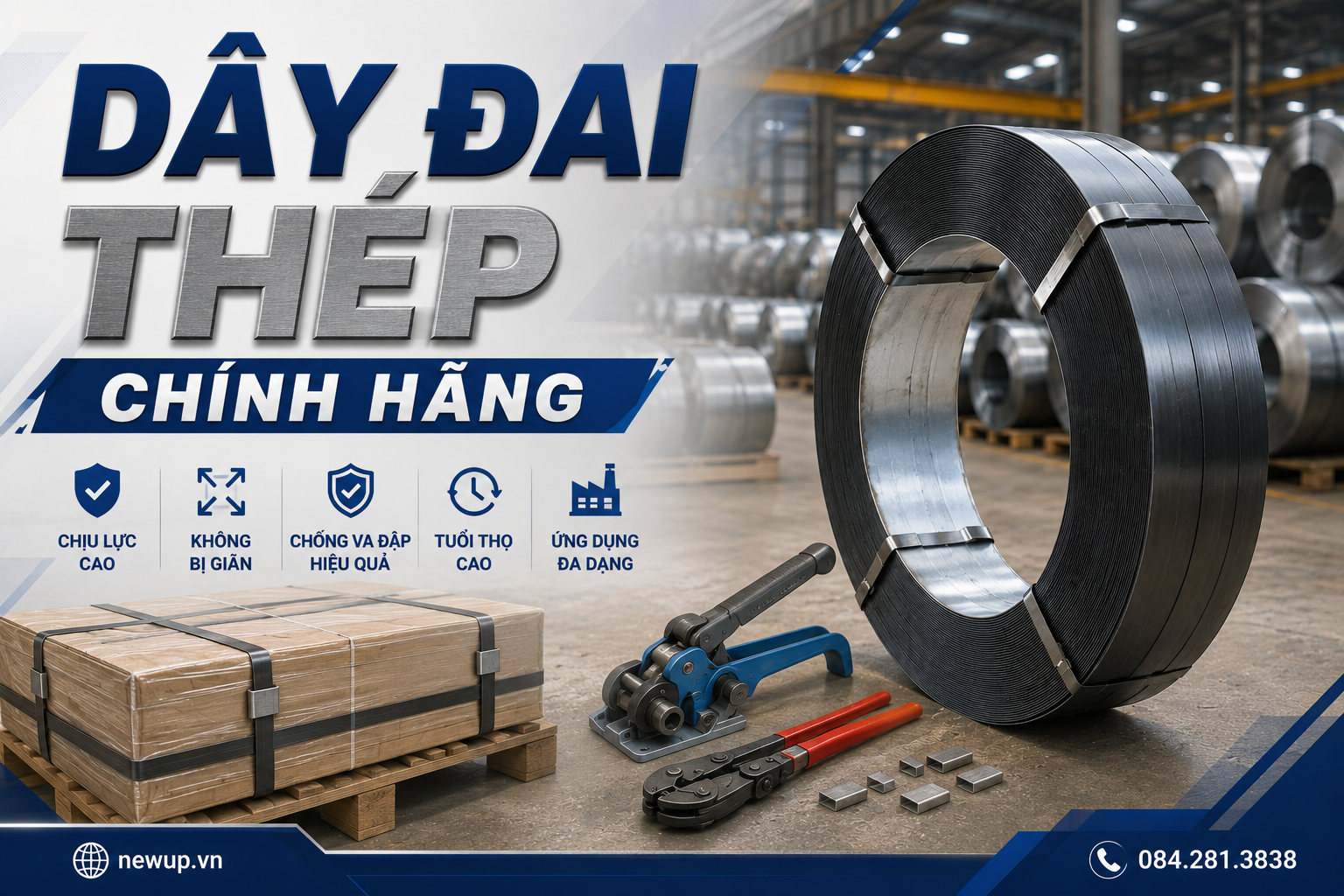 DÂY ĐAI THÉP CHÍNH HÃNG | BÁO GIÁ, QUY CÁCH & ỨNG DỤNG