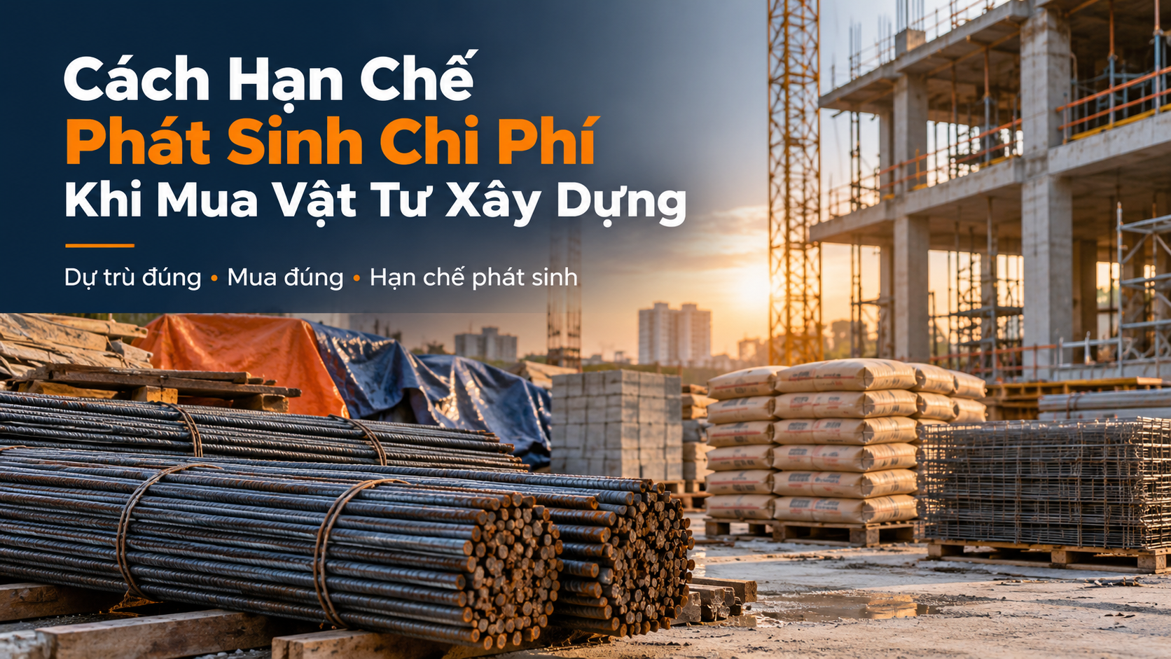 [HƯỚNG DẪN] Cách Hạn Chế Phát Sinh Chi Phí Khi Mua Vật Tư Xây Dựng