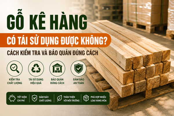 Gỗ Kê Hàng Có Tái Sử Dụng Được Không? Cách Kiểm Tra Và Bảo Quản Đúng Cách