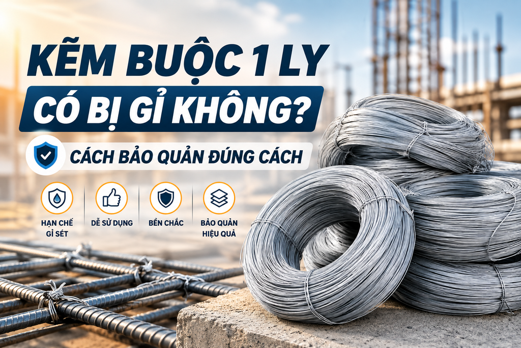Kẽm Buộc 1 Ly Có Bị Gỉ Không? Cách Bảo Quản Đúng Cách