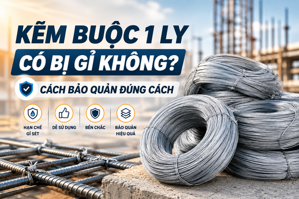 Kẽm Buộc 1 Ly Có Bị Gỉ Không? Cách Bảo Quản Đúng Cách