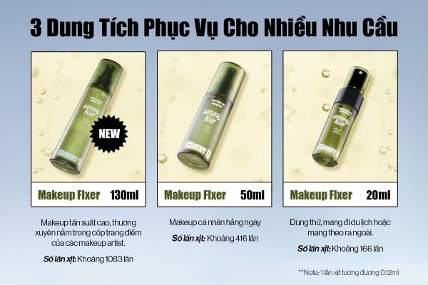 Glamrr Q Makeup Fixer: “Vũ Khí Khóa Nền” Bán Chạy TOP 1 Đã Có Phiên Bản 130ml