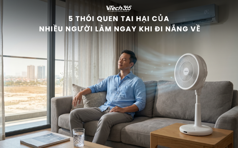 5 Thói quen tai hại của nhiều người làm ngay khi đi nắng về: Cảnh báo và giải pháp