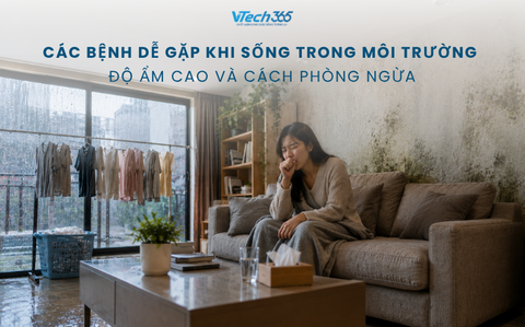 Các bệnh dễ gặp khi sống trong môi trường độ ẩm cao và cách phòng ngừa