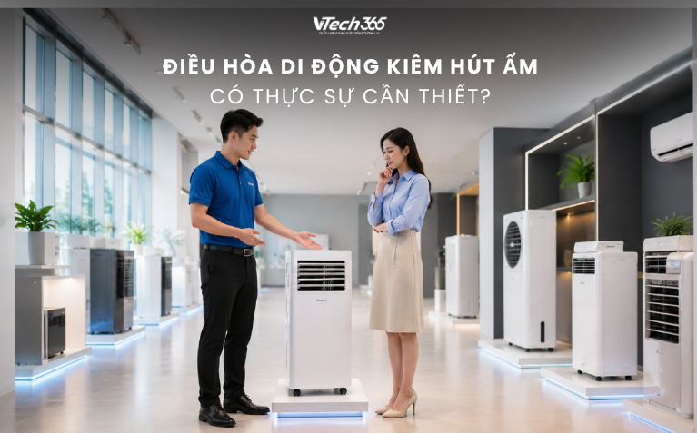 Điều Hòa Di Động Kiêm Hút Ẩm: Có Thực Sự Cần Thiết?