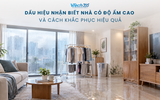 Dấu hiệu nhận biết nhà có độ ẩm cao và cách khắc phục hiệu quả