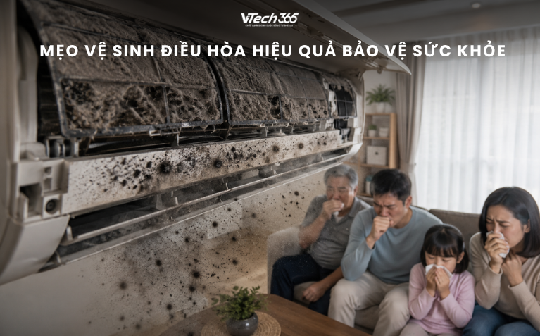 Mẹo Vệ Sinh Điều Hòa Hiệu Quả Bảo Vệ Sức Khỏe