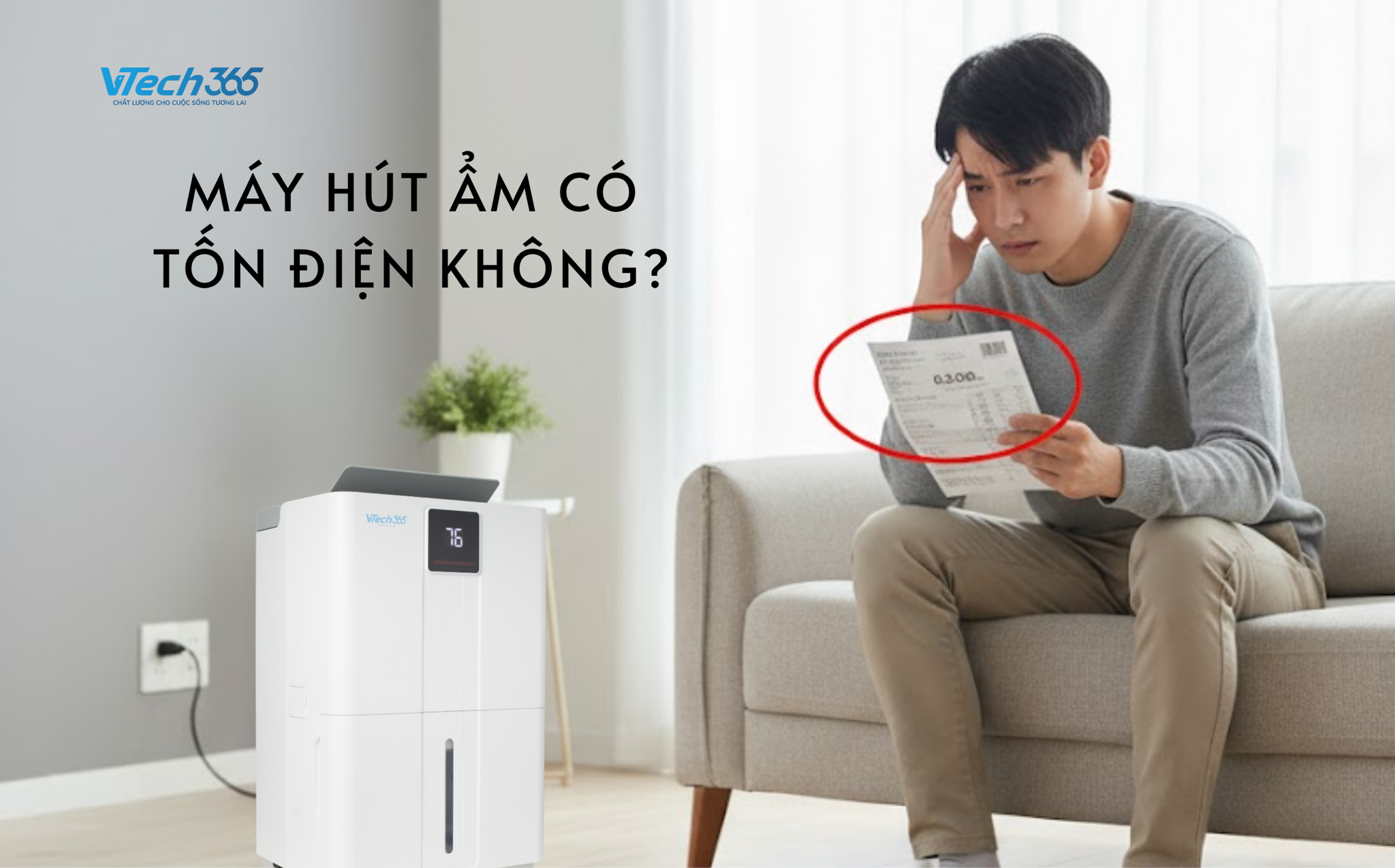 Máy hút ẩm có tốn điện không?