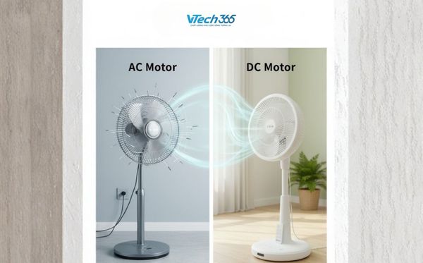 So sánh động cơ quạt AC và DC: Ưu nhược điểm chi tiết