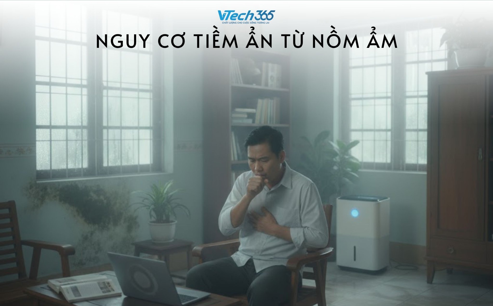 Nguy cơ tiềm ẩn từ nồm ẩm: Bệnh tật, nấm mốc và thiệt hại tài sản