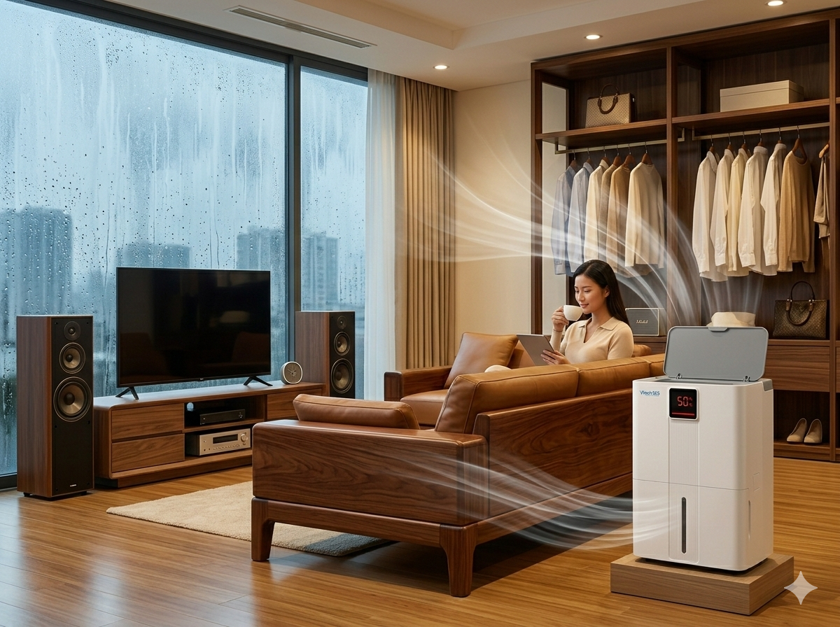 Người bị viêm mũi, dị ứng có nên dùng máy hút ẩm?