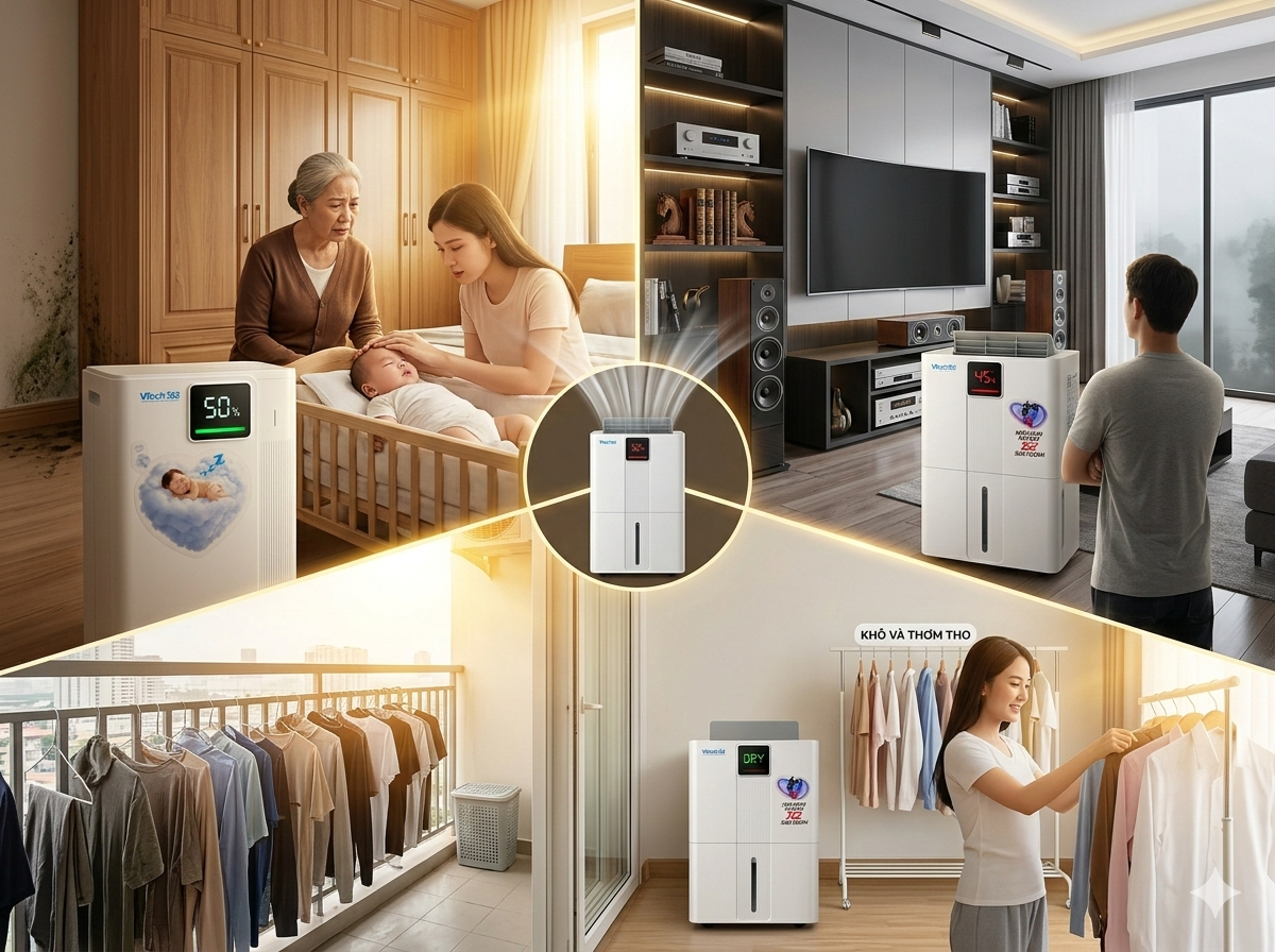 Ai là người cần mua máy hút ẩm nhất hiện nay? Hướng dẫn chọn thiết bị phù hợp với nhu cầu thực tế