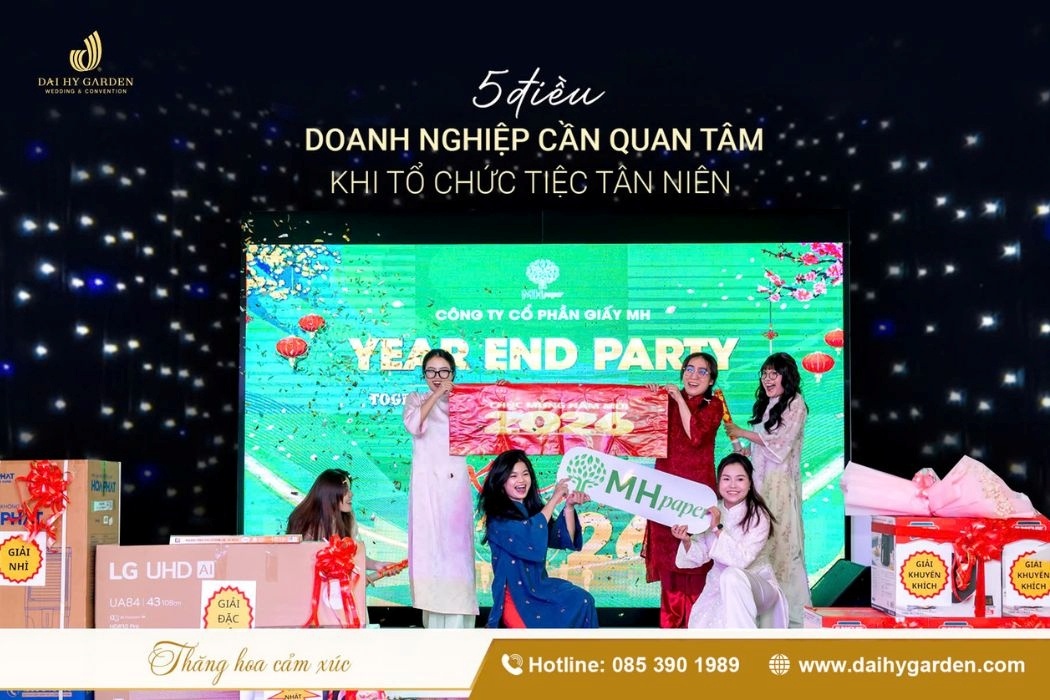 5 Điều Doanh Nghiệp Cần Quan Tâm Khi Tổ Chức Tiệc Tân Niên Tại Đại Hỷ Garden