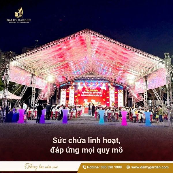 TIỆC KHAI TRƯƠNG TRỌN GÓI CHO DOANH NGHIỆP TẠI ĐẠI HỶ GARDEN