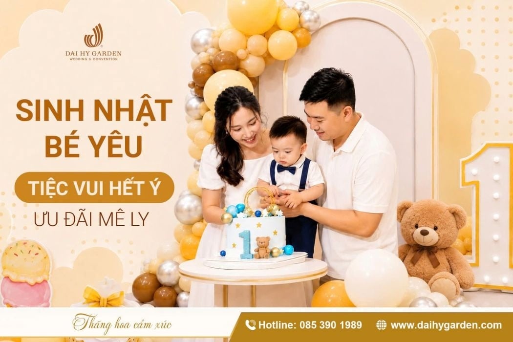 Bí Quyết Tạo Nên Buổi Tiệc Sinh Nhật Đáng Nhớ Cho Bé Tại Đại Hỷ Garden