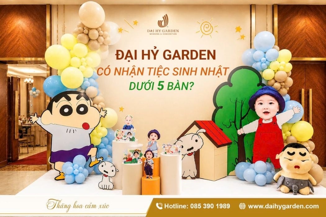 Đại Hỷ Garden Có Nhận Tiệc Sinh Nhật Dưới 5 Bàn Không?