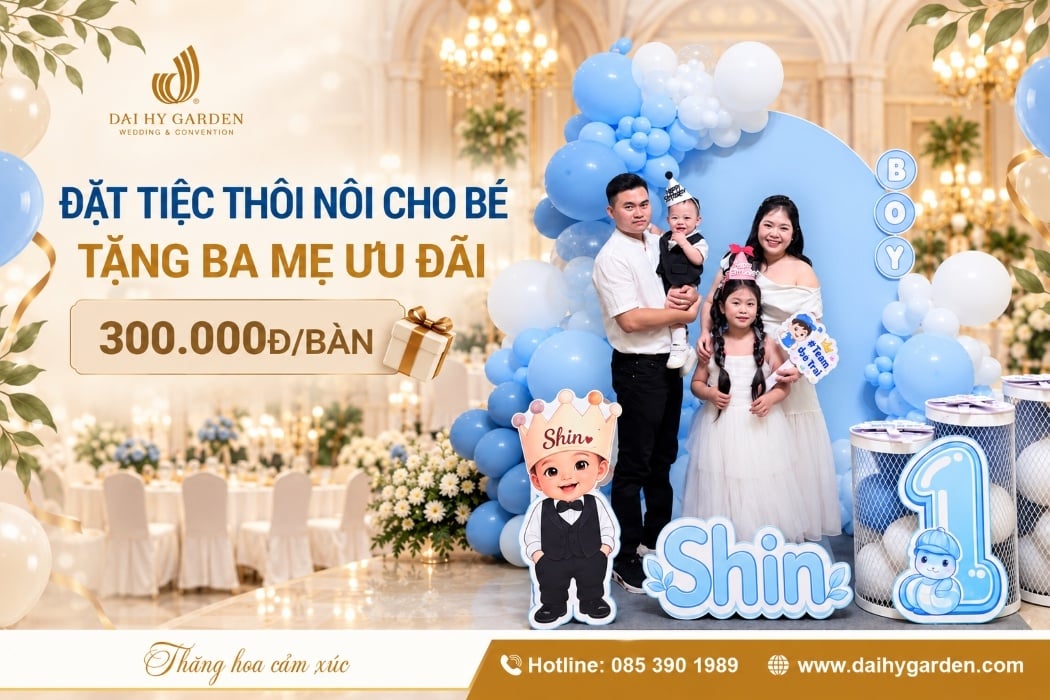 Đại Hỷ Garden – Nhà Hàng Tổ Chức Tiệc Thôi Nôi Cho Bé Tại TP.HCM