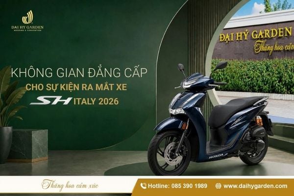 Đại Hỷ Garden Hân Hạnh Đồng Hành Cùng Rebel Motor Trong Sự Kiện Ra Mắt SH Italy 2026