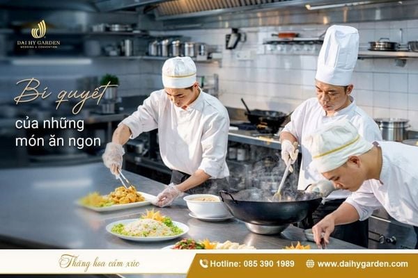 Đằng Sau Mỗi Món Ăn Trong Thực Đơn Tiệc Của Đại Hỷ Garden