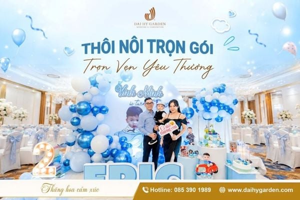 Đặt Tiệc Thôi Nôi Trọn Gói Tại Đại Hỷ Garden: Nhận Cơn Mưa Ưu Đãi Cho Ngày Vui Của Bé