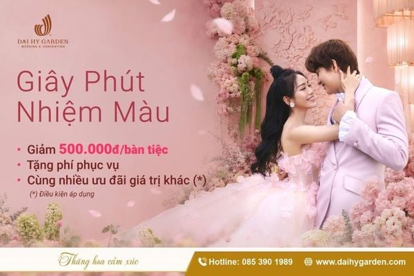 Đừng Bỏ Lỡ 6 Ưu Đãi Cưới Hot Nhất Tháng 7 Tại Đại Hỷ Garden