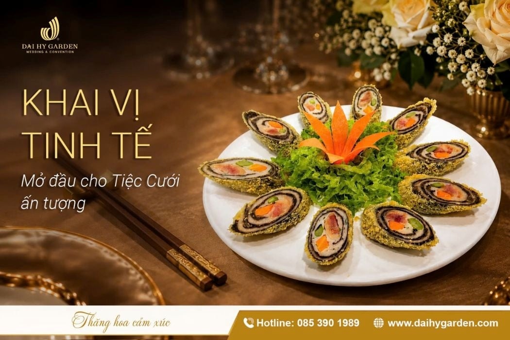 Khai Vị Tinh Tế: Chìa Khóa Cho Một Tiệc Cưới Ấn Tượng