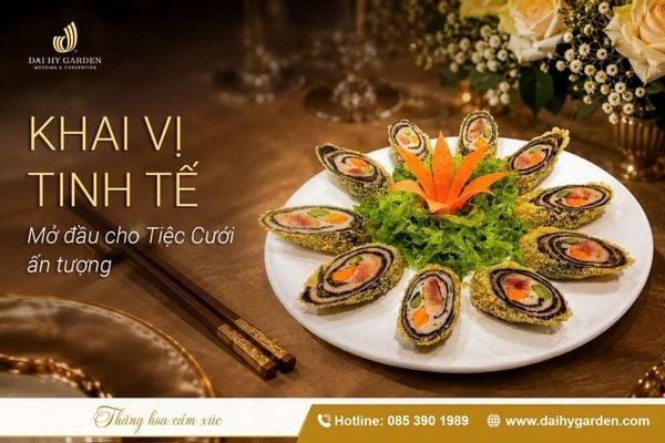 Khai Vị Tinh Tế: Chìa Khóa Cho Một Tiệc Cưới Ấn Tượng