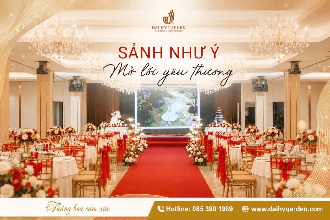 Sảnh Như Ý Tại Đại Hỷ Garden Có Phải Là Sảnh Tiệc Cưới Bạn Đang Tìm?