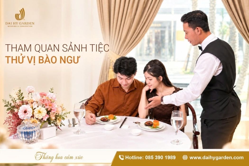 Tham Quan Sảnh Tiệc, Thử Vị Bào Ngư Tại Đại Hỷ Garden